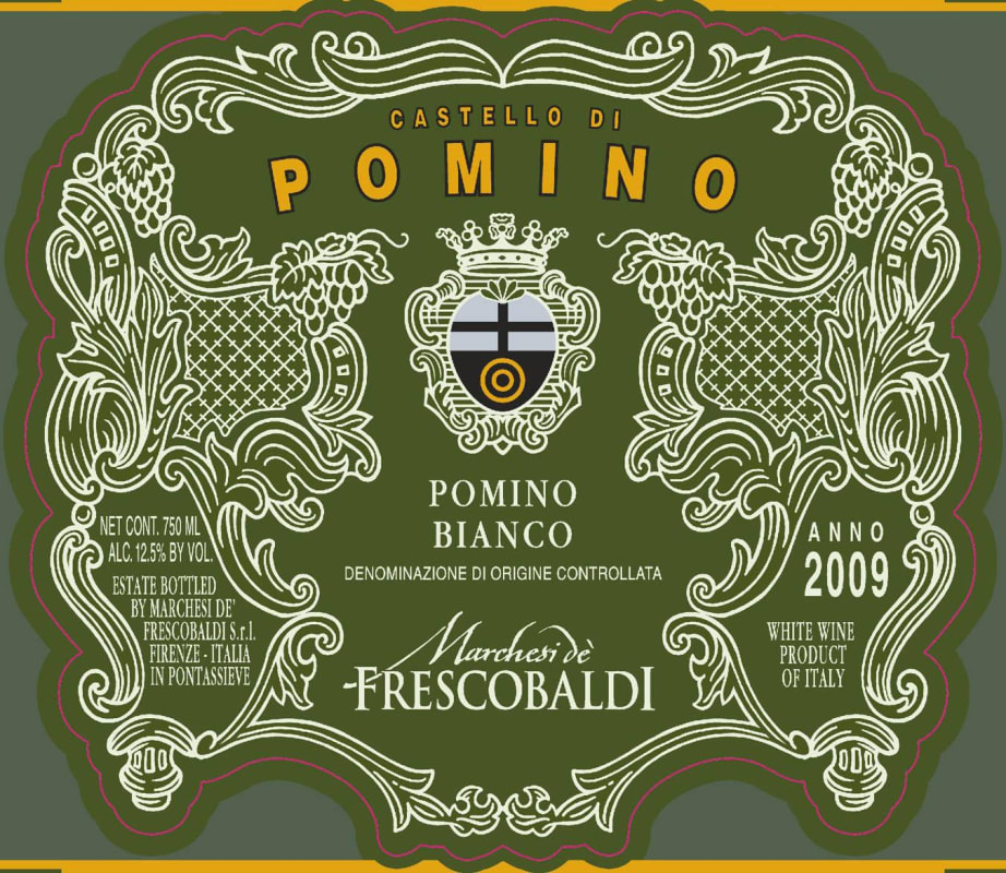 Frescobaldi Pomino Bianco 2009 Front Label