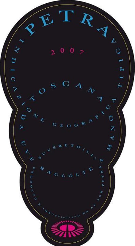 Petra Toscana Cabernet Sauvignon Merlot 2007 Front Label