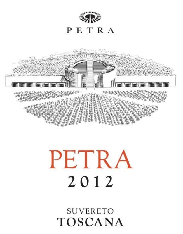 Petra Toscana Cabernet Sauvignon Merlot 2012 Front Label