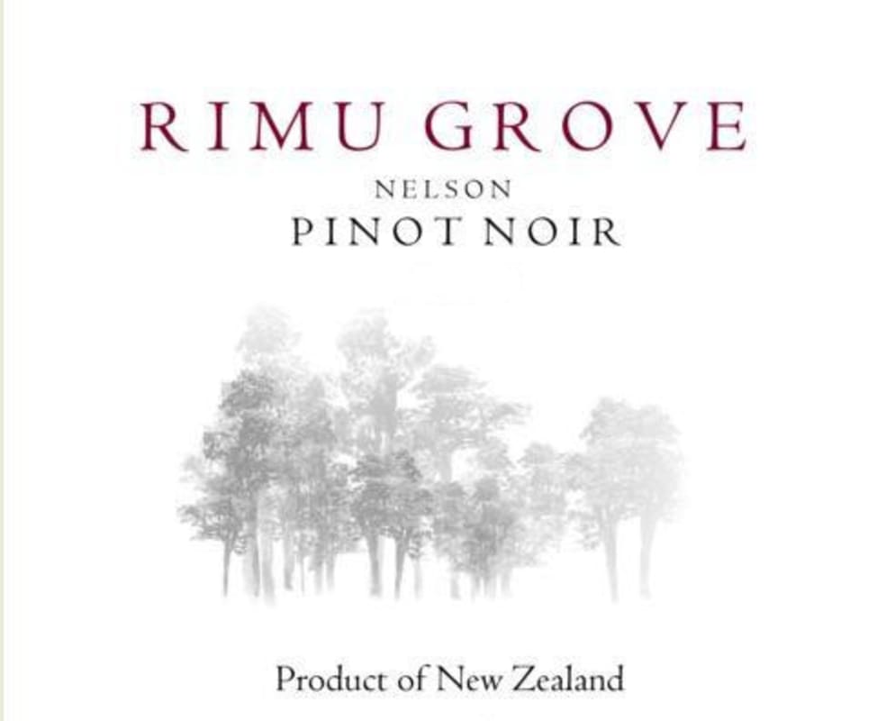 Rimu Grove Winery Pinot Noir 2010 Front Label