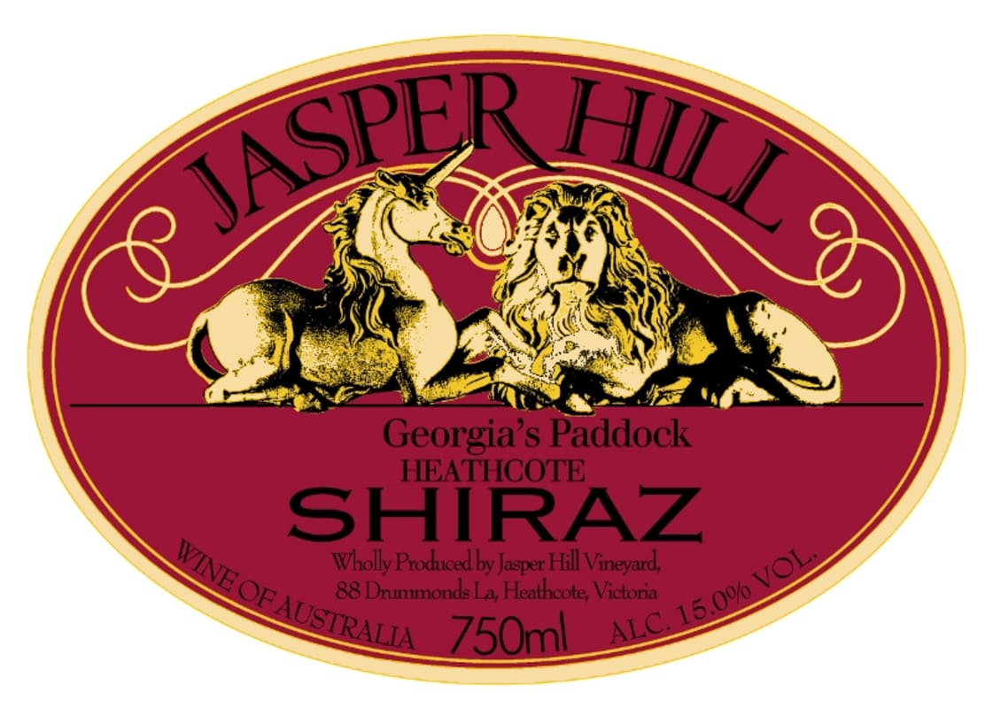 Jasper Hill Georgia's Paddock Shiraz 2012 Front Label