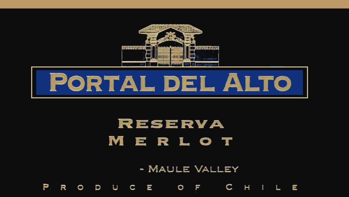 Portal del Alto Reserve Merlot 2007 Front Label