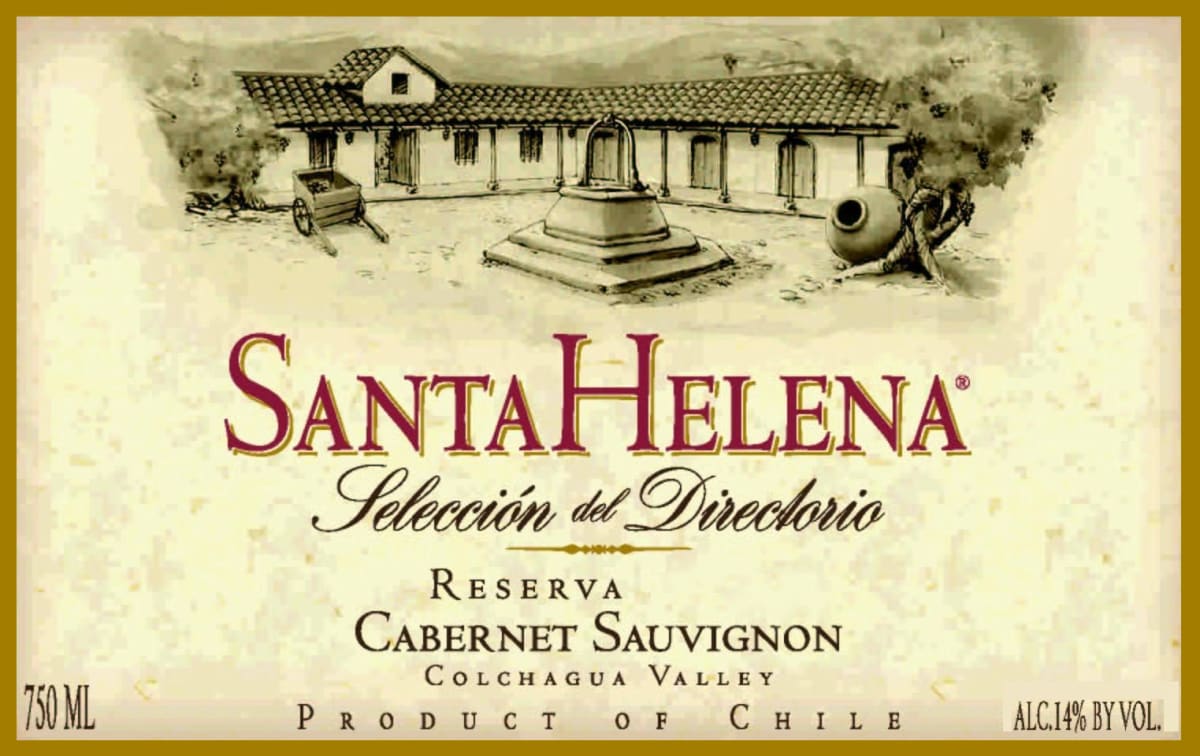 Vina Santa Helena Seleccion del Directorio Reserva Cabernet Sauvignon 2004 Front Label