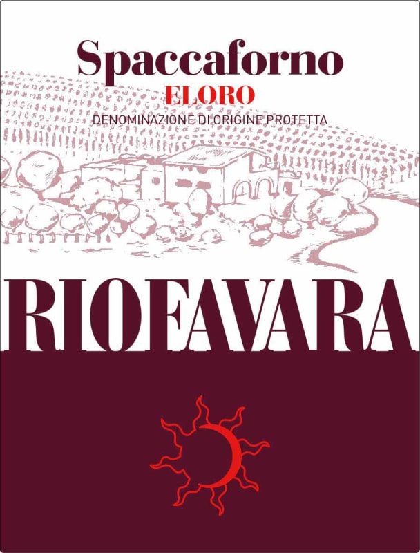 Riofavara Eloro Spaccaforno 2012 Front Label