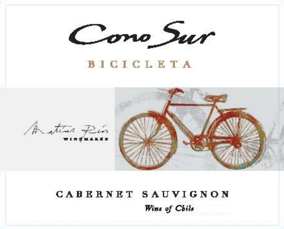 Cono Sur Bicicleta Cabernet Sauvignon 2012 Front Label