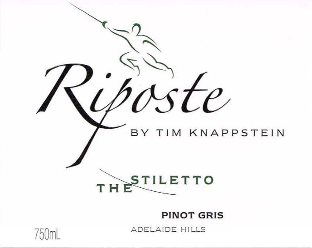 Riposte The Stiletto Pinot Gris 2013 Front Label