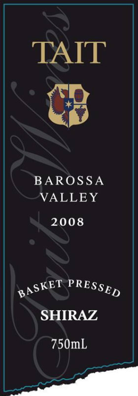 Tait Shiraz 2008 Front Label