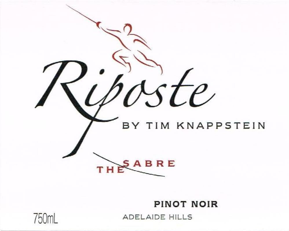 Riposte The Sabre Pinot Noir 2014 Front Label