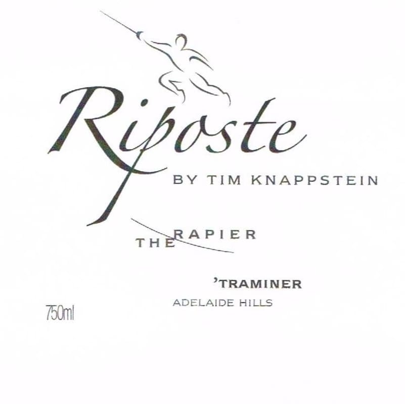 Riposte The Rapier Traminer 2012 Front Label