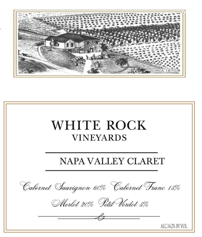 White Rock Vineyards Claret 2007 Front Label