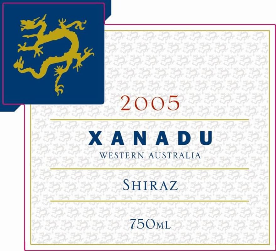 Xanadu Shiraz 2005 Front Label