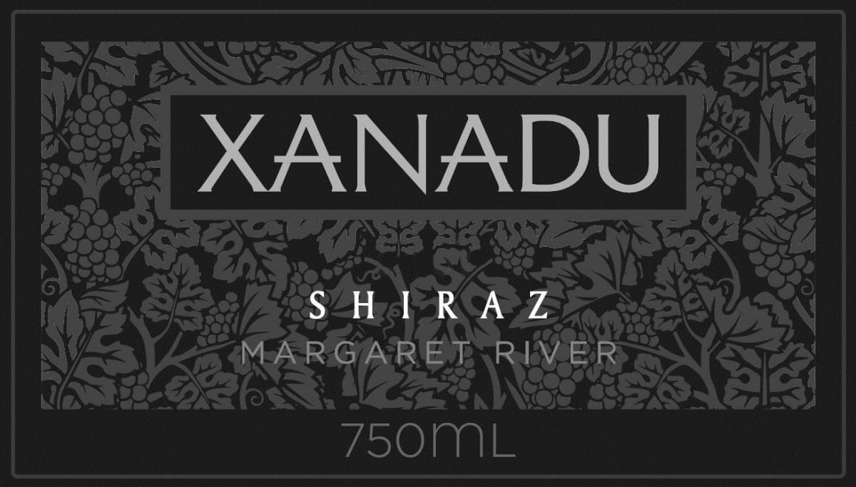 Xanadu Shiraz 2013 Front Label