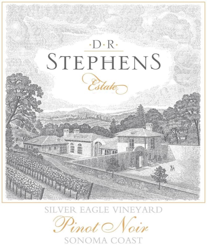 D.R. Stephens Estate Silver Eagle Vineyard Pinot Noir 2014 Front Label