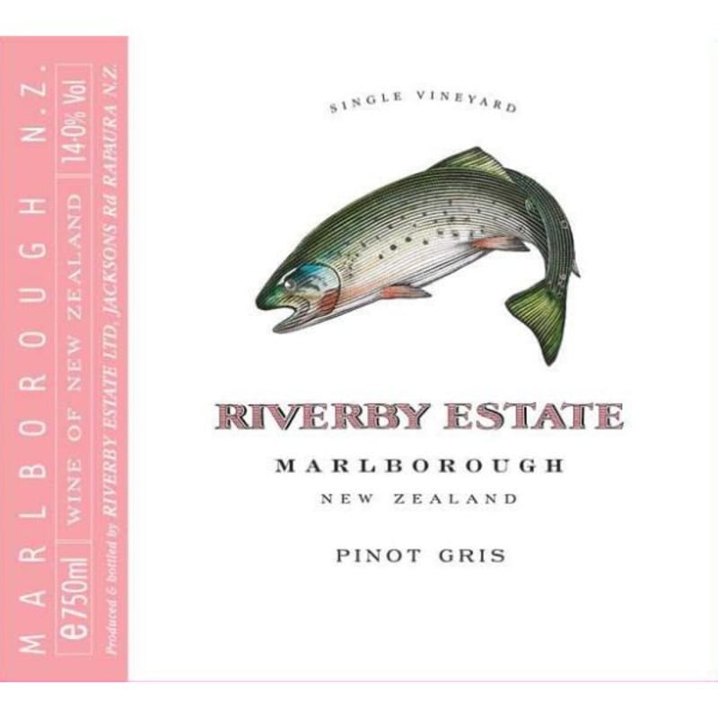 Riverby Estate Pinot Gris 2012 Front Label