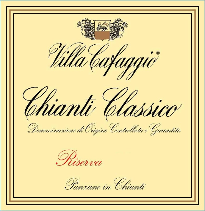 Cafaggio Chianti Classico Riserva 2009 Front Label