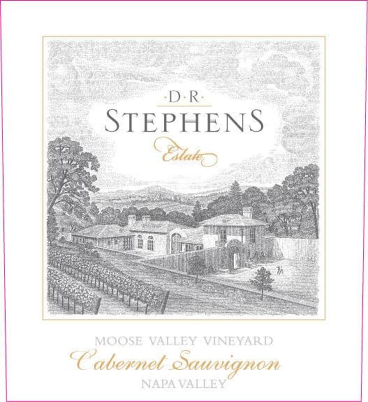 D.R. Stephens Estate Moose Valley Vineyard Cabernet Sauvignon 2012 Front Label
