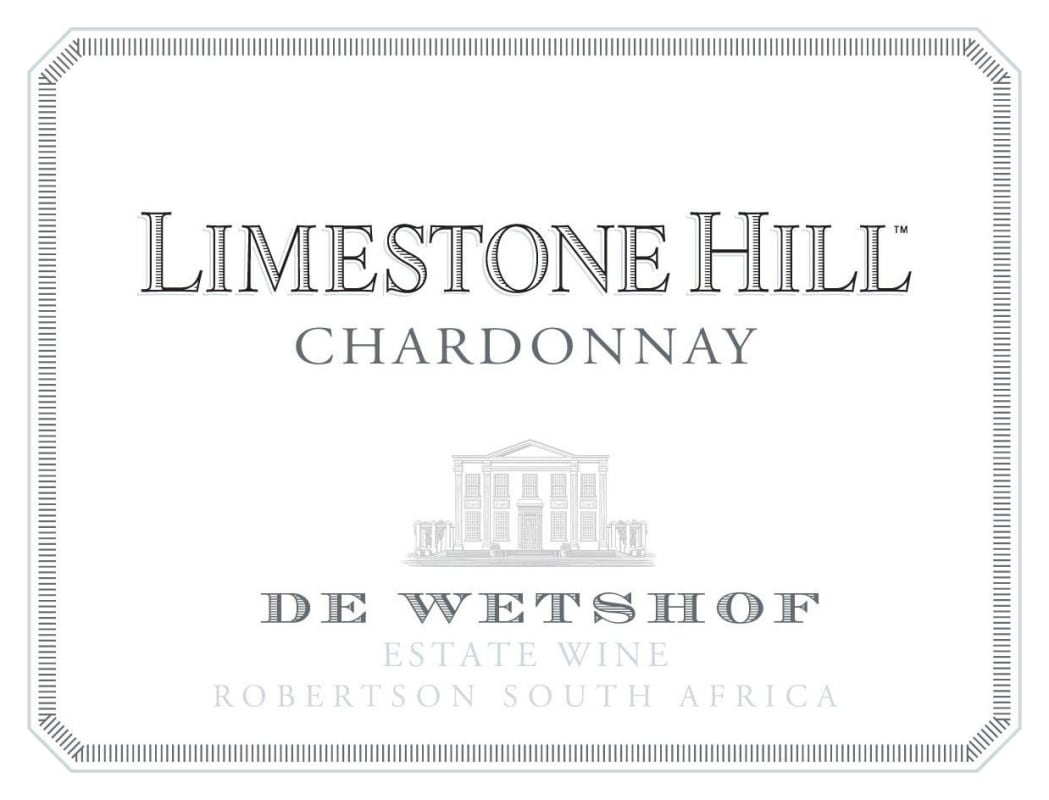 De Wetshof Limestone Hill Chardonnay 2014 Front Label