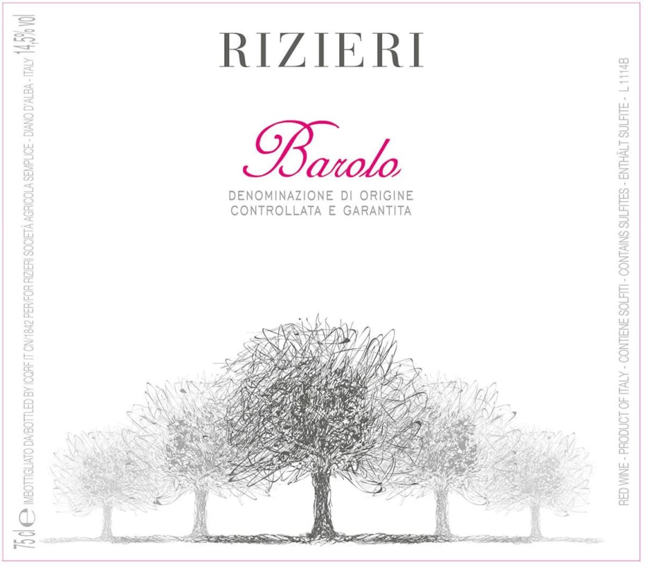 Barone Montalto Barolo 2012 Front Label