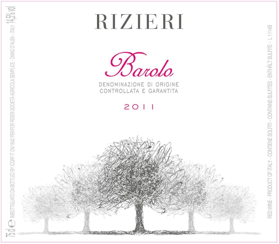 Barone Montalto Barolo 2011 Front Label