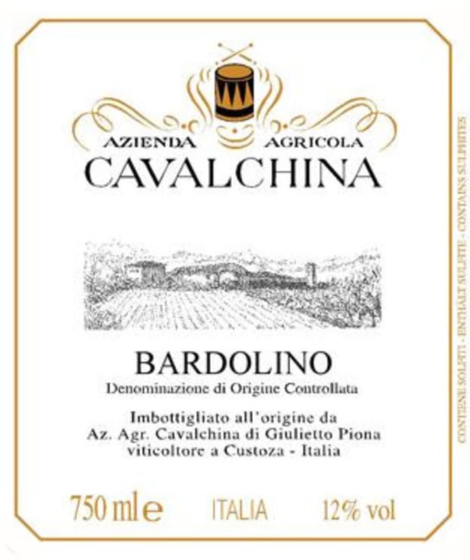 Cavalchina Bardolino 2011 Front Label