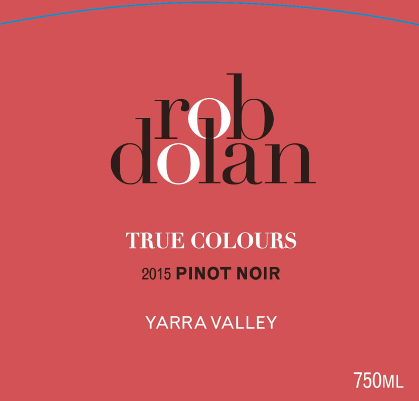 Rob Dolan Wines True Colours Pinot Noir 2015 Front Label