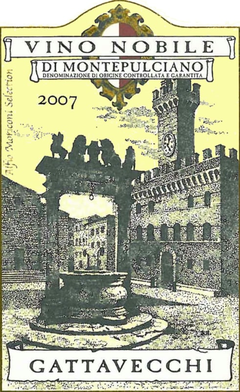 Gattavecchi Vino Nobile Di Montepulciano 2007 Front Label