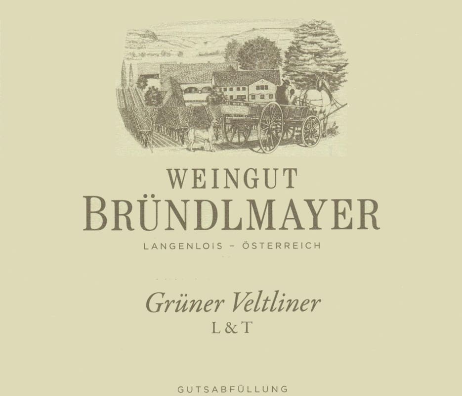 Brundlmayer L and T Gruner Veltliner 2014 Front Label