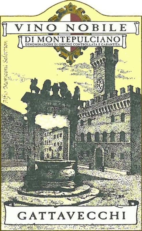 Gattavecchi Vino Nobile Di Montepulciano 2008 Front Label