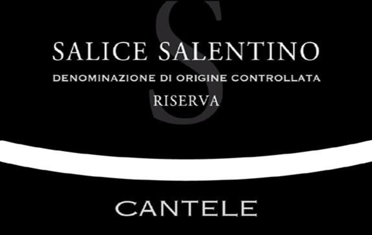 Cantele Salice Salentino Riserva 2010 Front Label