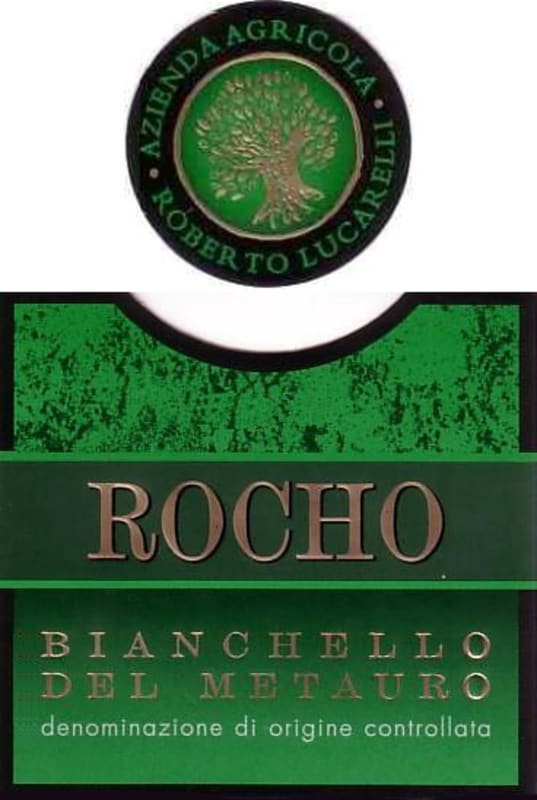 Roberto Lucarelli Bianchello di Metauro Superiore Rocho 2012 Front Label