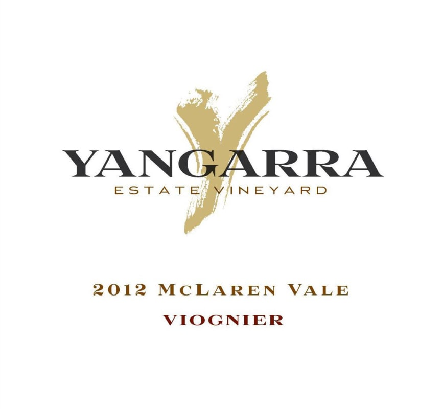 Yangarra Viognier 2012 Front Label