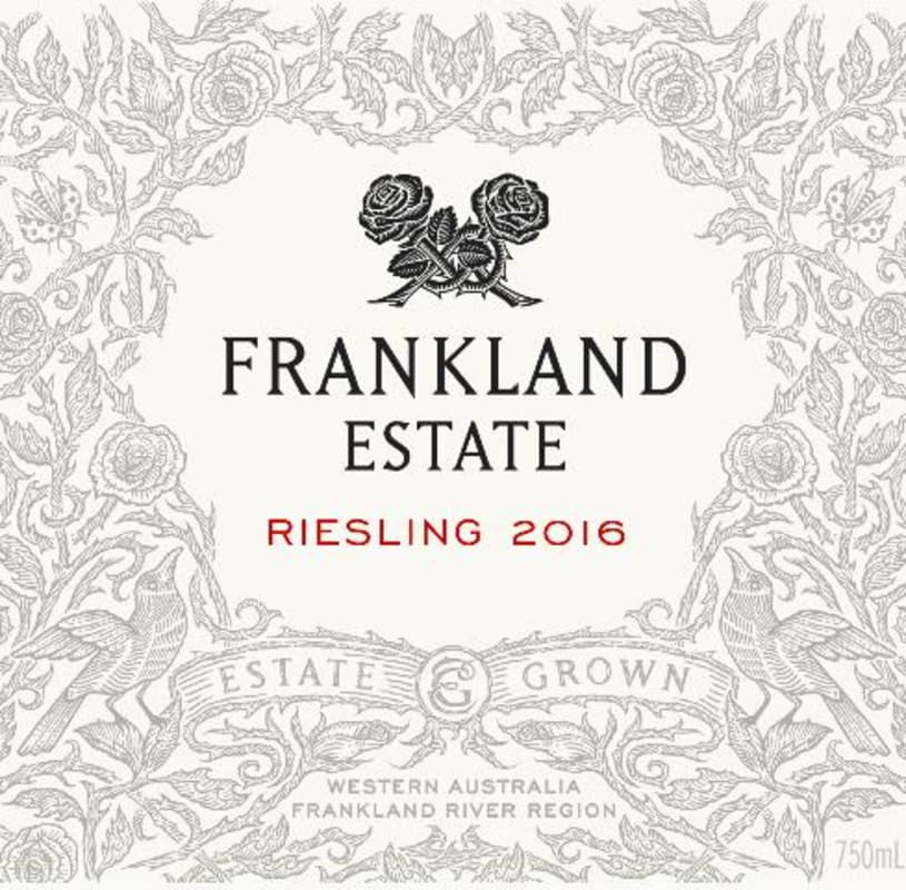 Frankland Estate Riesling 2016 Front Label