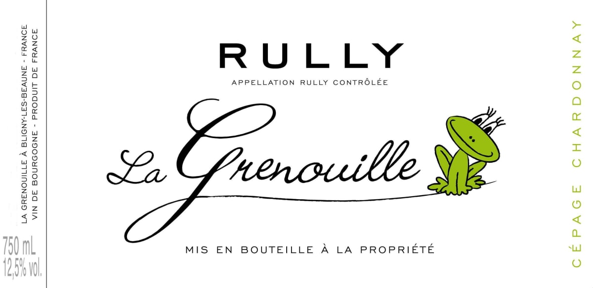 Roblet-Monnot Rully La Grenouille 2013 Front Label