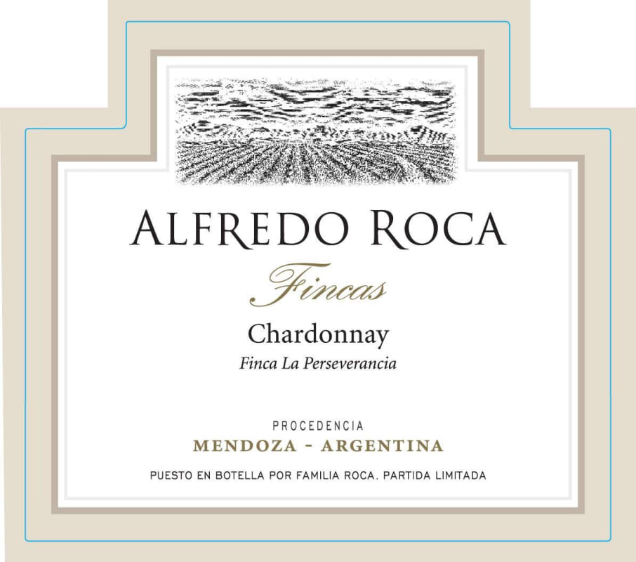 Roca Wines Alfredo Fincas Chardonnay 2013 Front Label