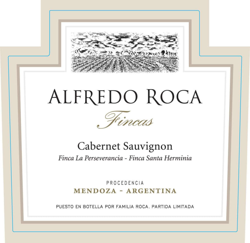 Roca Wines Fincas Cabernet Sauvignon 2014 Front Label