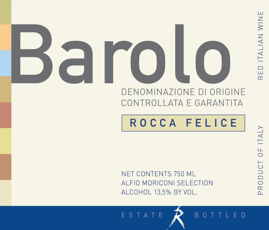 Rocca Felice Barolo 2008 Front Label