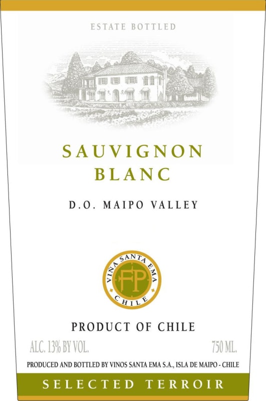 Santa Ema Select Terroir Sauvignon Blanc 2012 Front Label
