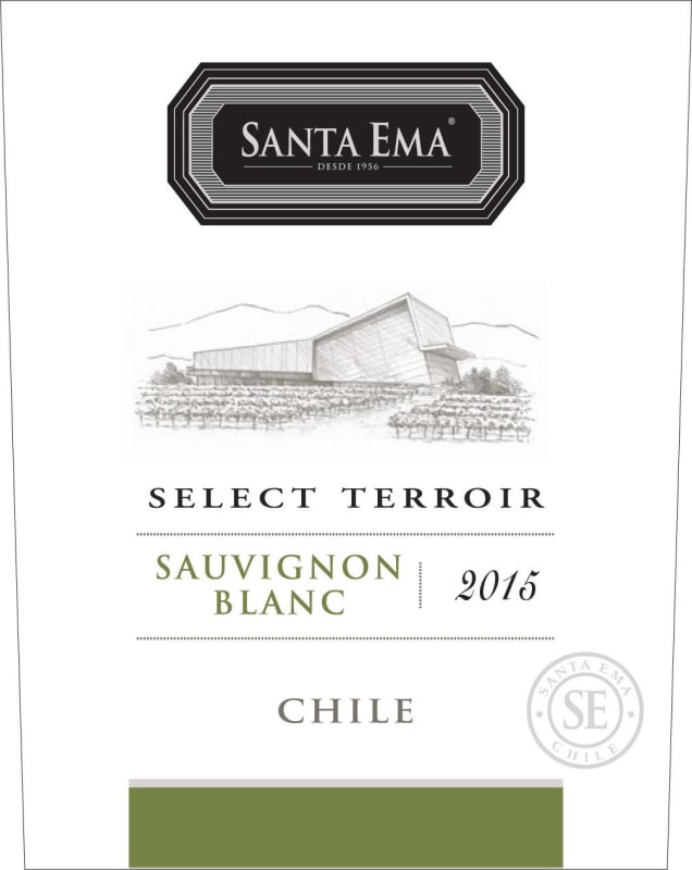 Santa Ema Select Terroir Sauvignon Blanc 2015 Front Label
