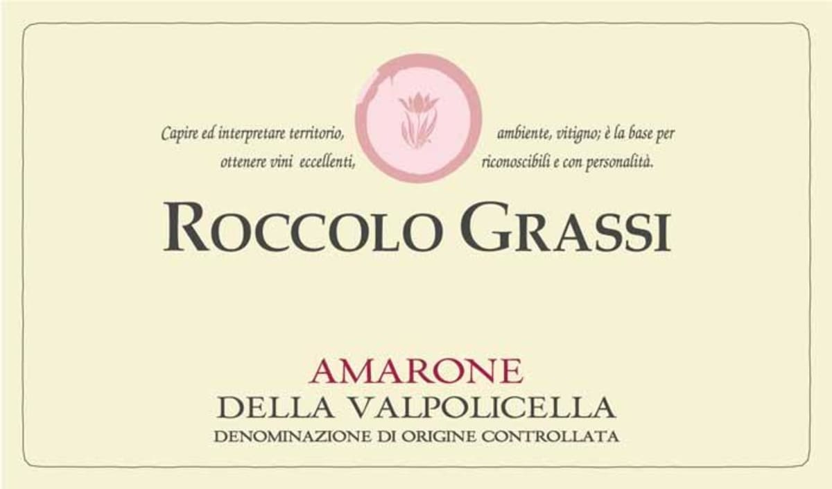 Roccolo Grassi Amarone della Valpolicella 2011 Front Label