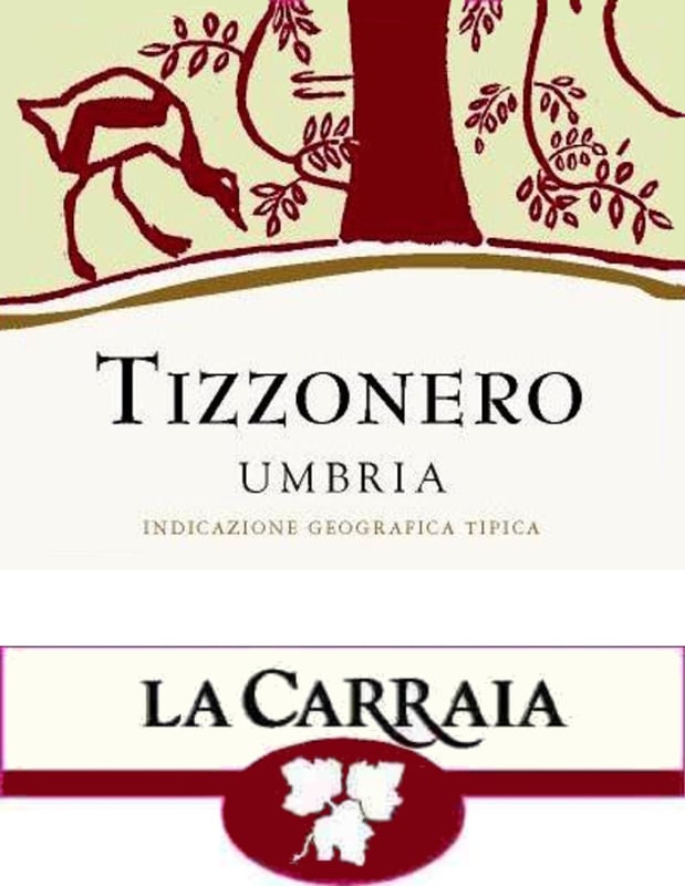 La Carraia Montepulciano Tizzonero 2011 Front Label
