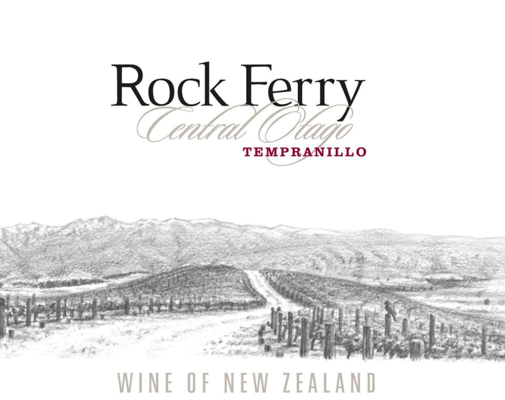 Rock Ferry Tempranillo 2012 Front Label