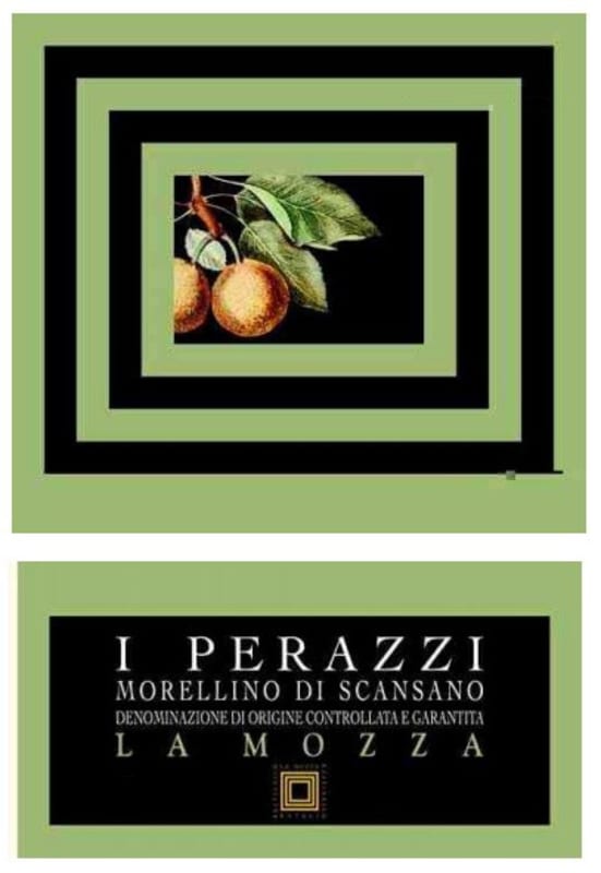 La Mozza I Perazzi Morellino di Scansano 2014 Front Label