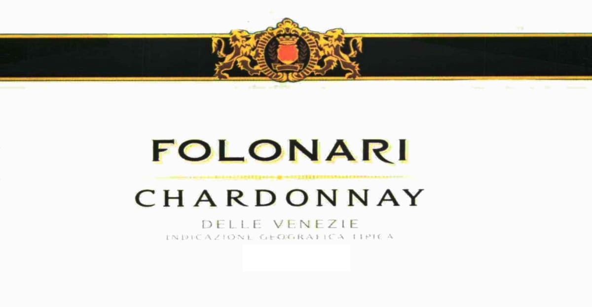 Folonari Chardonnay 2015 Front Label