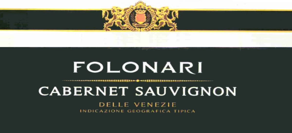 Folonari Cabernet Sauvignon 2015 Front Label