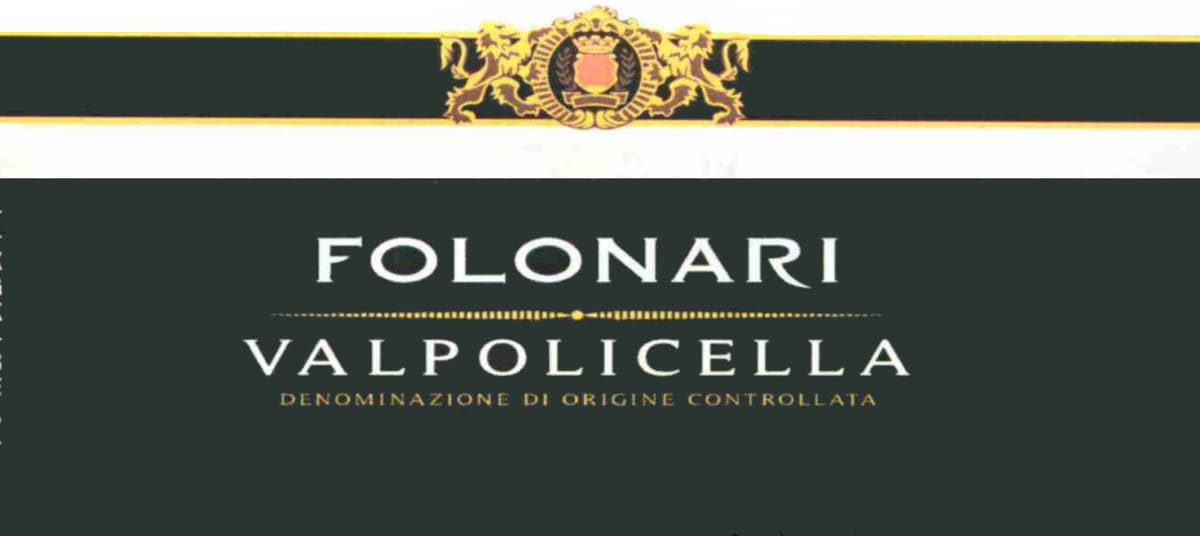 Folonari Valpolicella 2011 Front Label