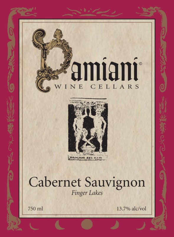 Damiani Wine Cellars Cabernet Sauvignon 2011 Front Label