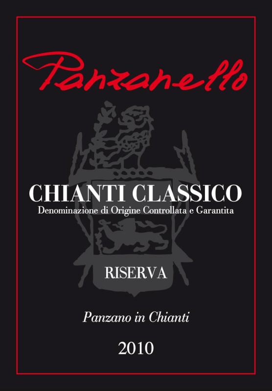 Panzanello Chianti Classico Riserva 2010 Front Label