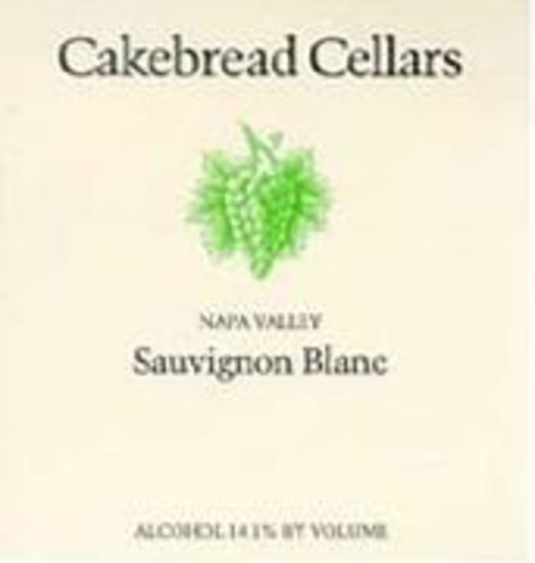 Cakebread Sauvignon Blanc 2000 Front Label