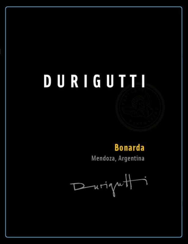 Durigutti Bonarda 2011 Front Label