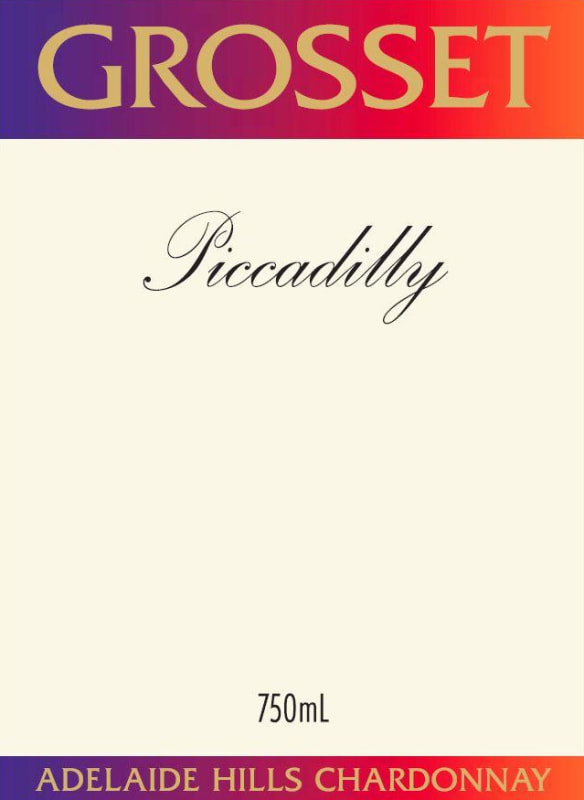 Grosset Piccadilly Chardonnay 2010 Front Label